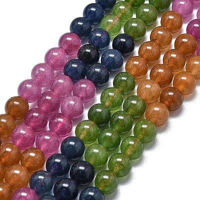 Natural Malaysia Jade Beads Strands G-L645-C01-8mm-11-1