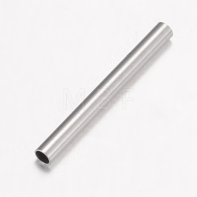 304 Stainless Steel Tube Beads STAS-G071-33P-1
