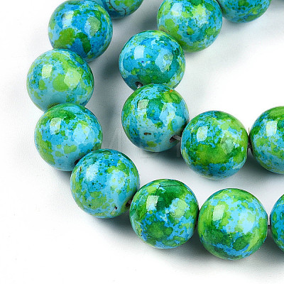 Synthetic Turquoise Beads Strands TURQ-T004-08A-06-1