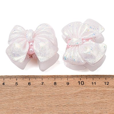 Luminous Opaque Resin & Rhinestone & Polymer Clay Beads RE-CBA1913-02K-1
