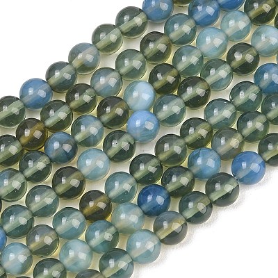 Handmade Lampwork Beads Strand LAMP-B056-8mm-19-1