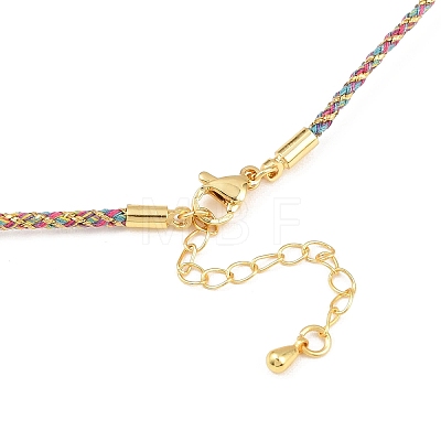 2MM Nylon Braided Cord Necklace Making MAK-A019-02G-24-1