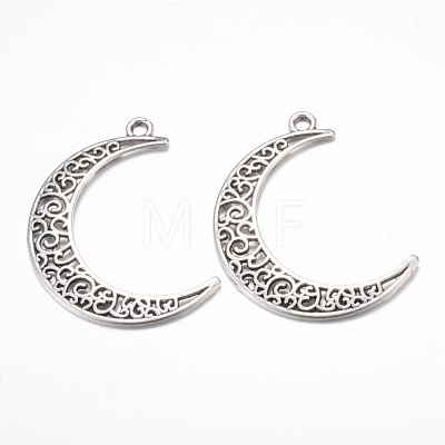 Tibetan Style Alloy Pendants TIBE-S299-029AS-NR-1