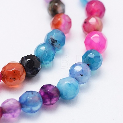 Natural Agate Beads Strands X-G-E469-12G-1