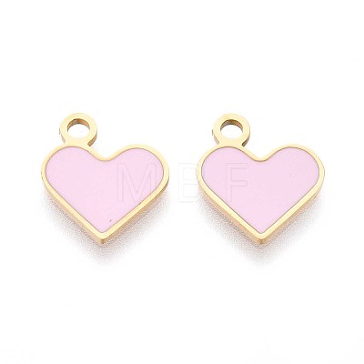 304 Stainless Steel Enamel Charms STAS-L022-483G-02-1