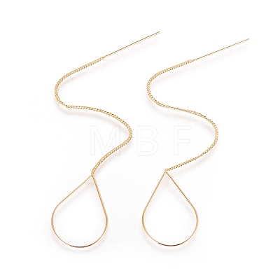Brass Stud Earring Findings X-KK-S345-066-1