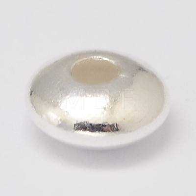 925 Sterling Silver Spacer Beads X-STER-K021-03S-3mm-1