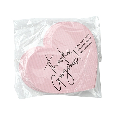 1 Bag Coated Paper Thank You Greeting Card DIY-FS0007-87-1