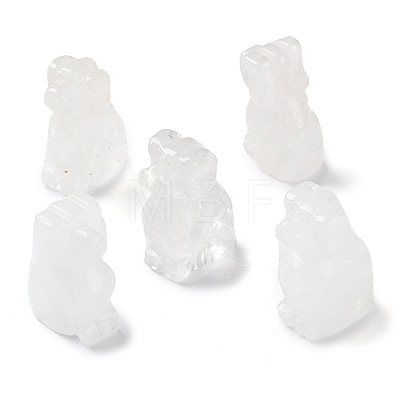 Natural Quartz Crystal Carved Healing Figurines G-B062-03E-1