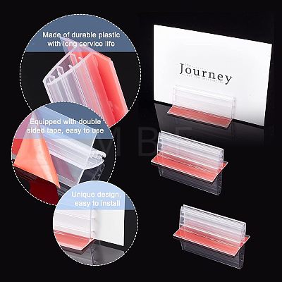  15Pcs Plastic Advertising Clip Holder ODIS-NB0001-16A-1