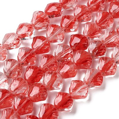 Inner Flower Handmade Lampwork Beads Strands LA-CBA3F7A-02L-1
