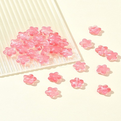 30Pcs Baking Paint Glass Beads GLAA-FS0001-99G-1