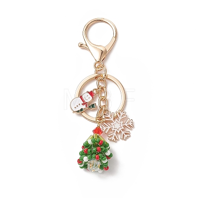 Christmas Theme Glass Keychains KEYC-TA00011-1