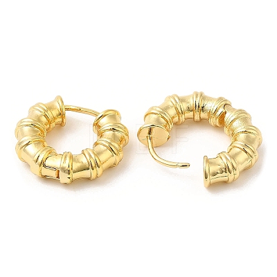 Rack Plating Brass Hoop Earrings for Women EJEW-Q770-22G-1