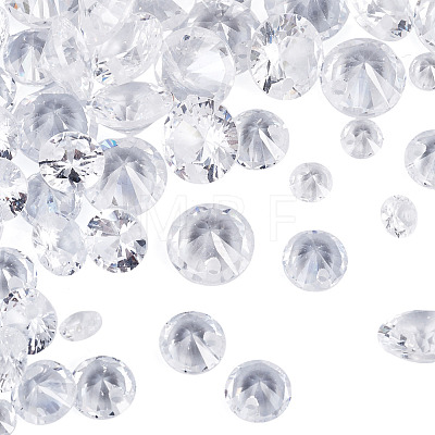 60Pcs 3 Styles Cubic Zirconia Charms ZIRC-TAD0001-01F-1