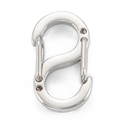 304 Stainless Steel S-Hook Clasps STAS-C024-02C-P-1