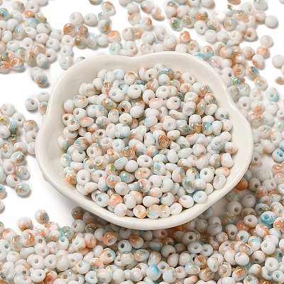 Baking Paint Glass Seed Beads SEED-F006-01A-12-1