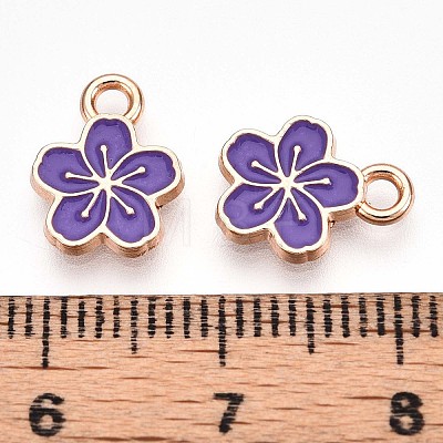 Alloy Enamel Charms ENAM-T022-07E-1