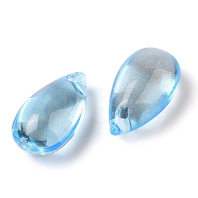 Transparent Glass Charms GLAA-U002-01E-1