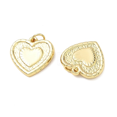 Textured Brass Pendants KK-D289-31D-G-1