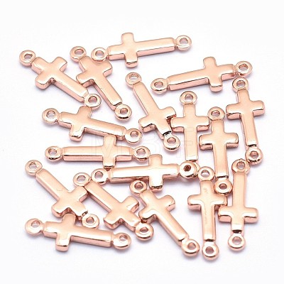 Brass Links Connectors KK-J279-40RG-NR-1