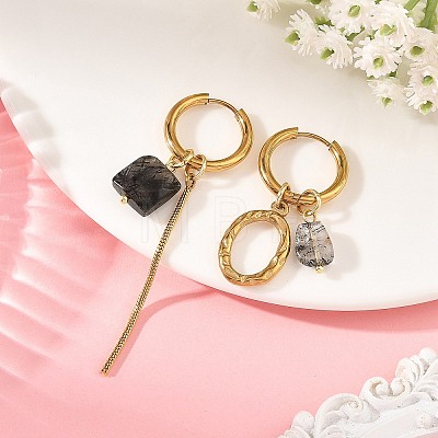 202 Stainless Steel Huggie Hoop Earrings EJEW-JE07392-01-1