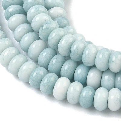 Ombre Effect Dyed Glass Beads Strands GLAA-C043-01B-1