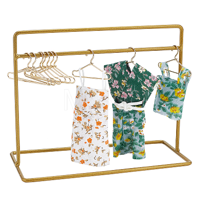 Iron Doll Clothes Hangers and Doll Clothes Storage Rack DIY-FH0004-43-1