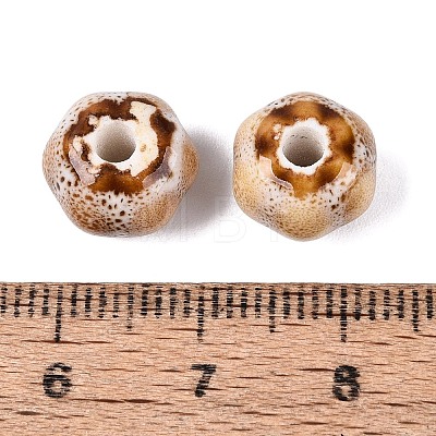 Vintage Handmade Porcelain Beads PORC-Q006-07C-1