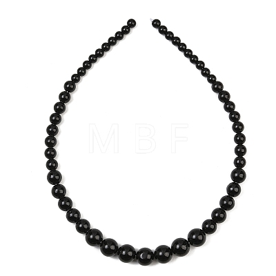 Natural Mashan Jade Graduated Beads Strands GG-CBA2AE1-A08-W-1