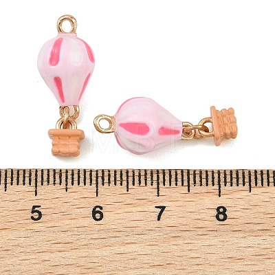 Alloy with Enamel Pendants AL-CBA1FD3-07G-02-1