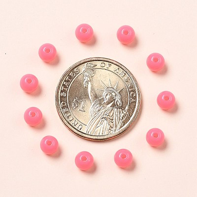 Fluorescent Acrylic Beads LS-MACR-R517-6mm-04-1