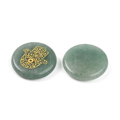 Natural Green Aventurine Cabochons G-N345-06D-1