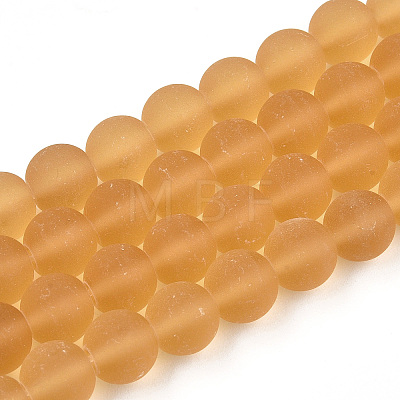 Transparent Glass Beads Strands GLAA-T032-T8mm-MD08-1