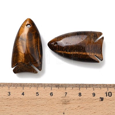 Natural Tiger Eye Pendants GG-CBA6D08-B12-1