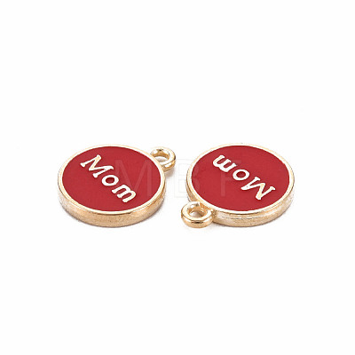 Alloy Enamel Charms ENAM-T016-11G-RS-1