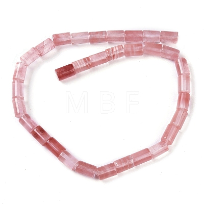 Cherry Quartz Glass Beads Strands G-Q159-A06-01-1