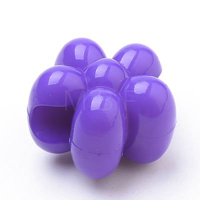 Opaque Acrylic European Beads X-SACR-Q190-26-1
