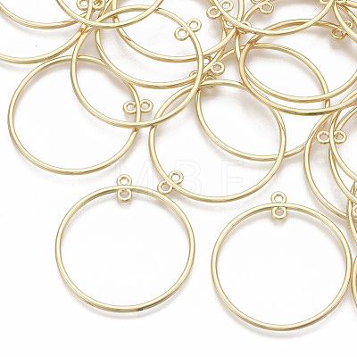 Alloy  2-Loop Link Pendants PALLOY-S132-040A-G-1