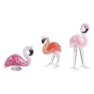 3Pcs Flamingo Figurines JX540A-1