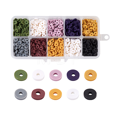 Handmade Polymer Clay Beads CLAY-TA0001-10-1