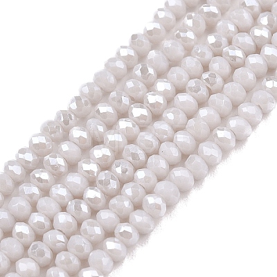 Electroplate Glass Beads Strands EGLA-A044-P1mm-A19-1