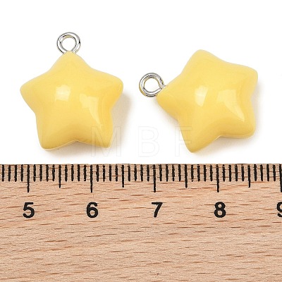 Opaque Resin Pendants RE-CBAF00C-11C-1