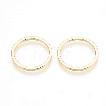 Brass Linking Rings KK-T020-54G-1