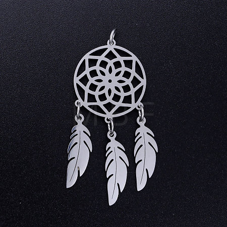 Non-Tarnish 201 Stainless Steel Pendants STAS-S105-JN355-1-1