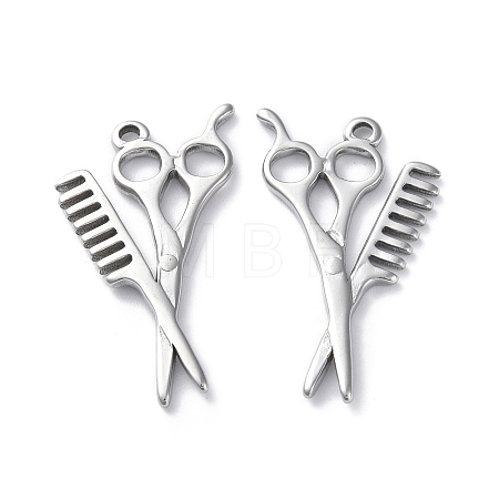 Non-Tarnish 304 Stainless Steel Pendants STAS-P324-24P-1