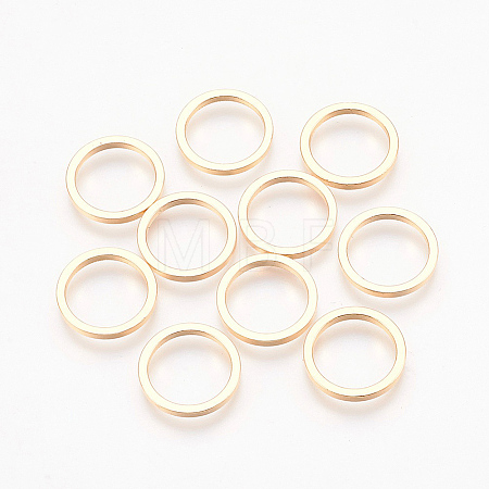 Brass Linking Rings X-KK-T020-54G-1