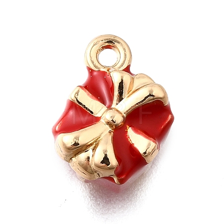 Zinc Alloy Enamel Charms FIND-U029-01G-01-1