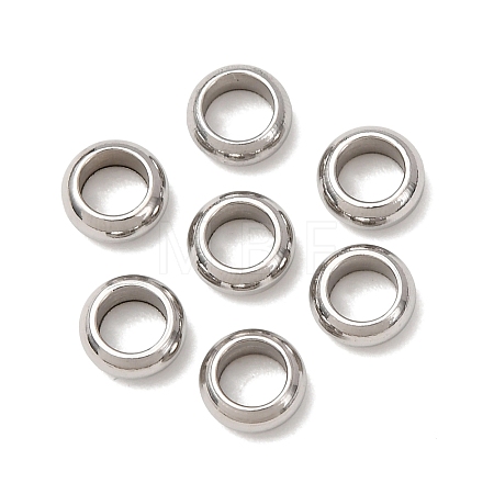 Tarnish Resistant Ring 304 Stainless Steel Spacer Beads STAS-N020-11-5mm-1