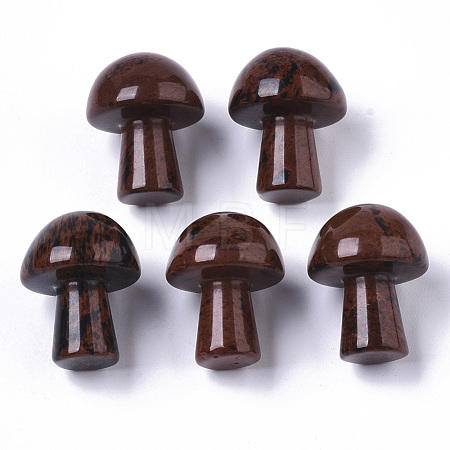 Natural Mahogany Obsidian GuaSha Stone G-N0325-02B-1